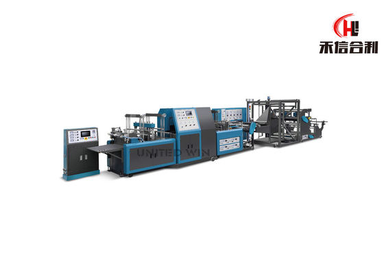 Fully automatic flat mouth ironing bag making machine Chinese manufacturer handle bag